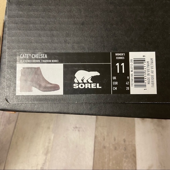 NWB Sorel Cate Lug Sole Chelsea Booties Size 11 - Picture 11 of 11